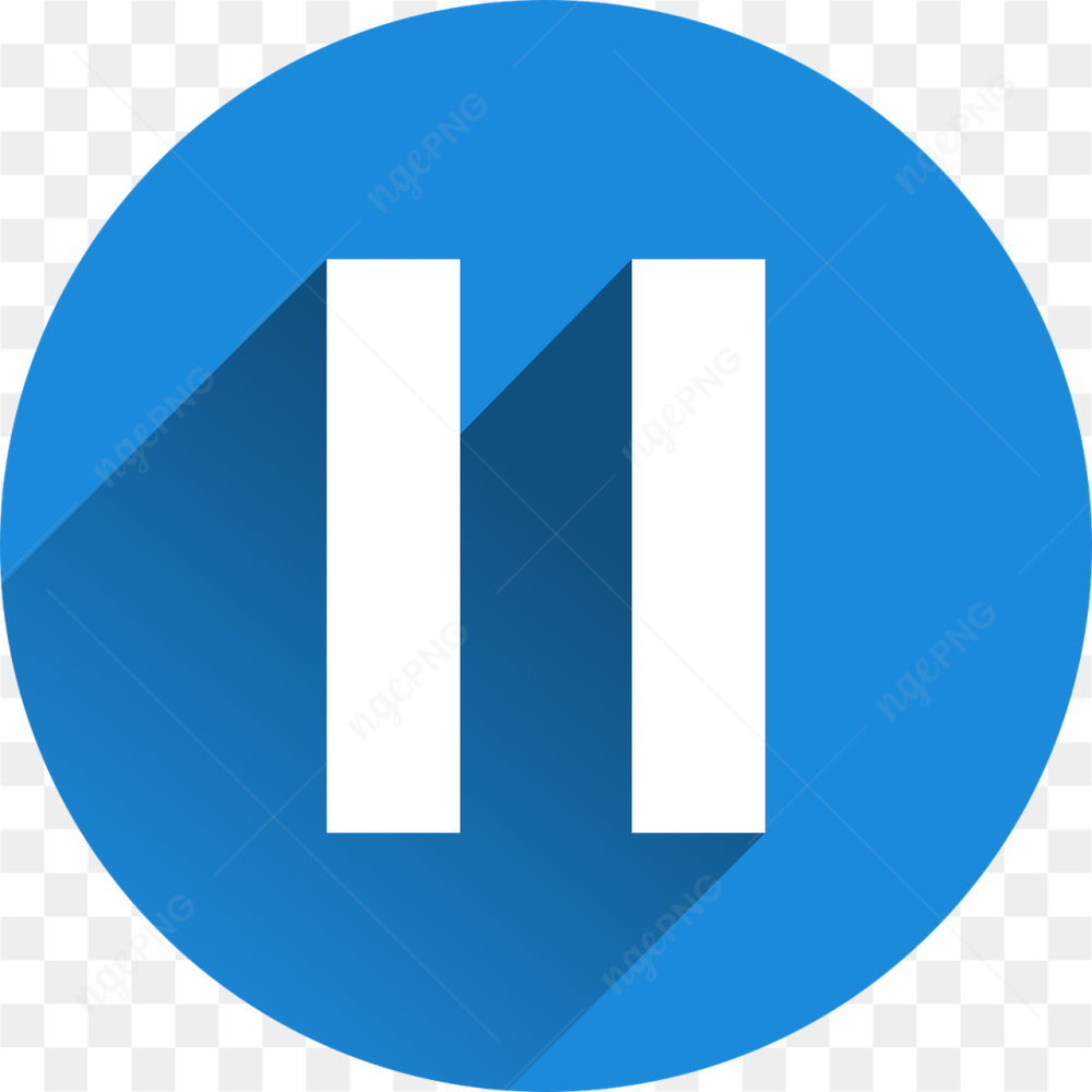 Stop and pause icon for web
