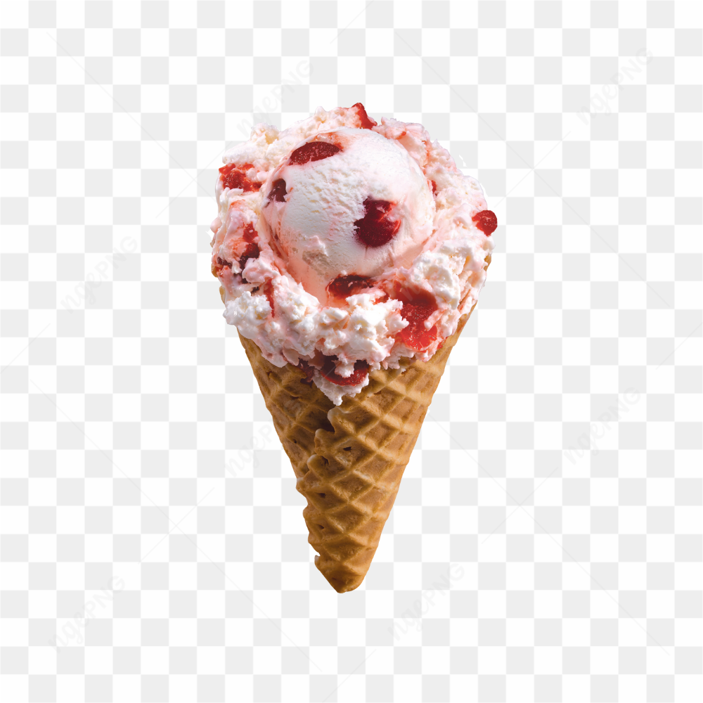 Strawberry ice cream 1
