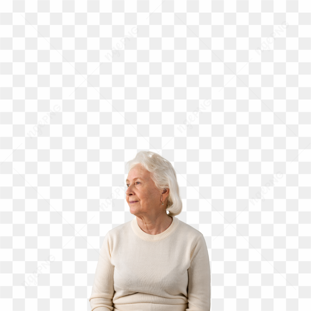Calm old lady