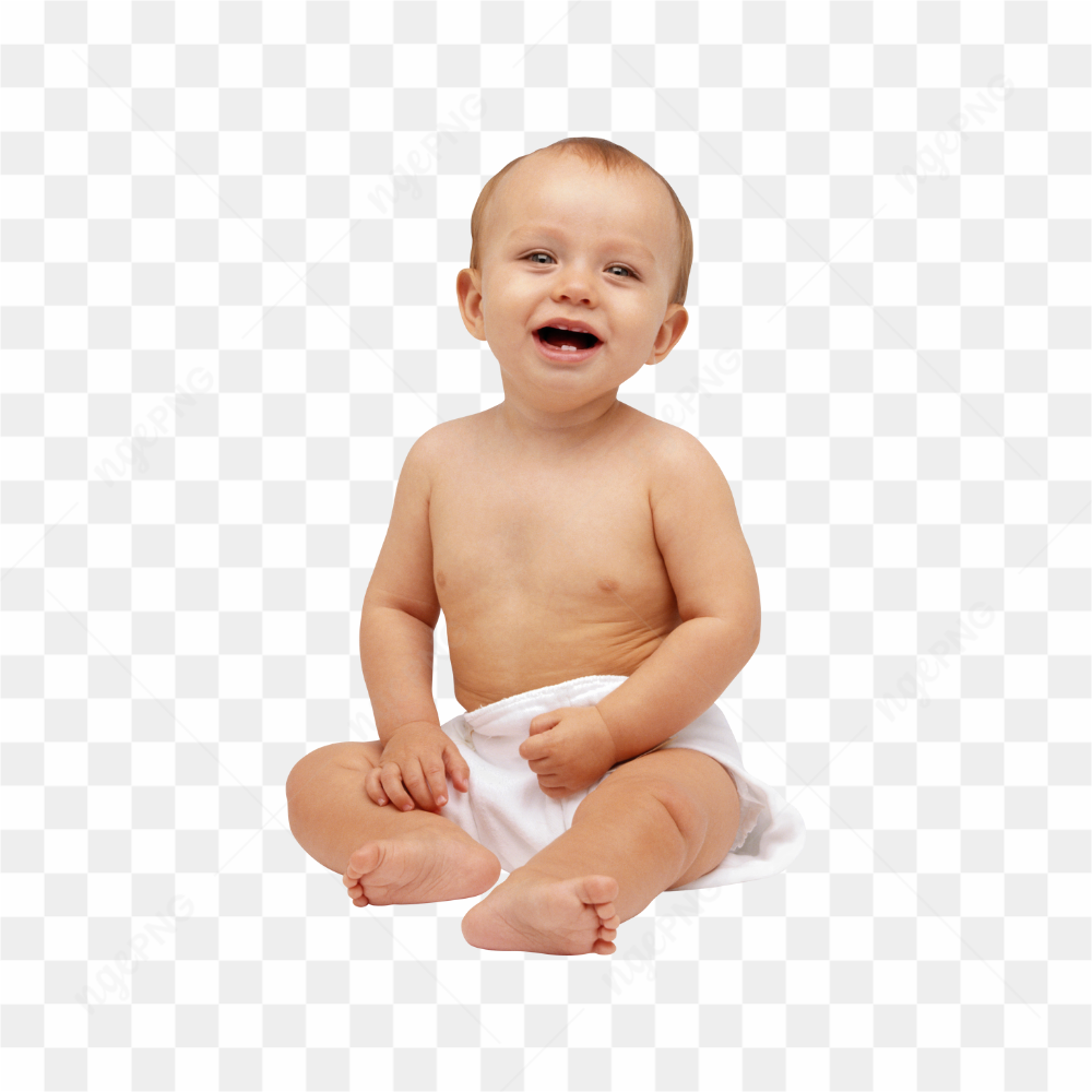 Happy cute baby