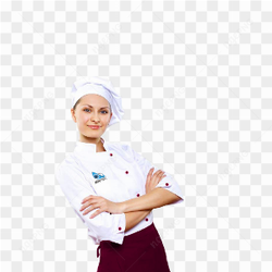 Beautiful female chef