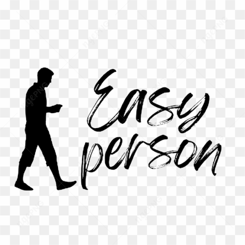 Tshirt Sticker Easy Person