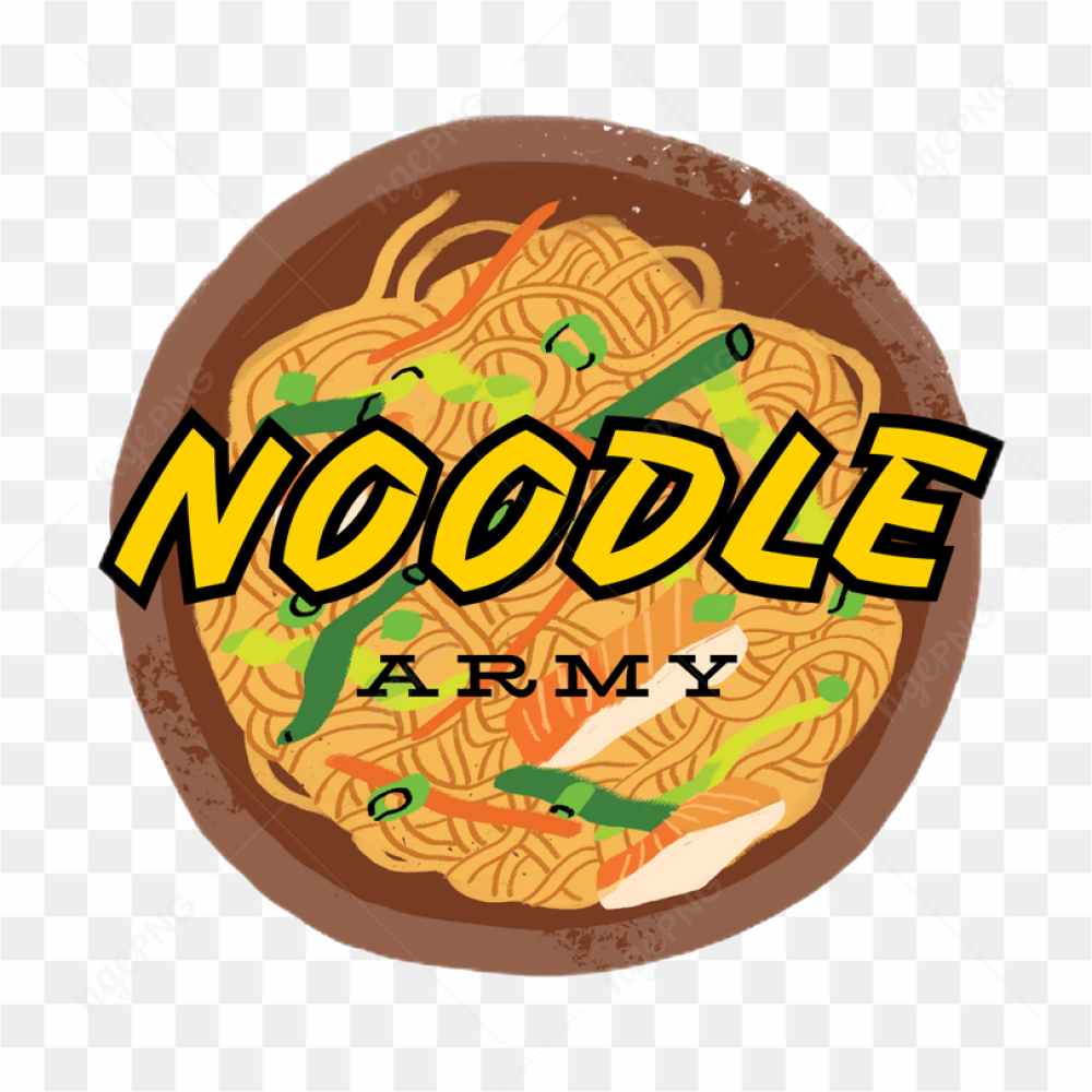 Tshirt Sticker Noodle Army