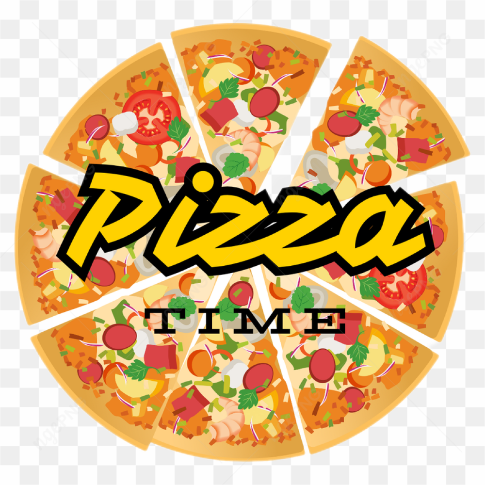 Tshirt Sticker Pizza Time