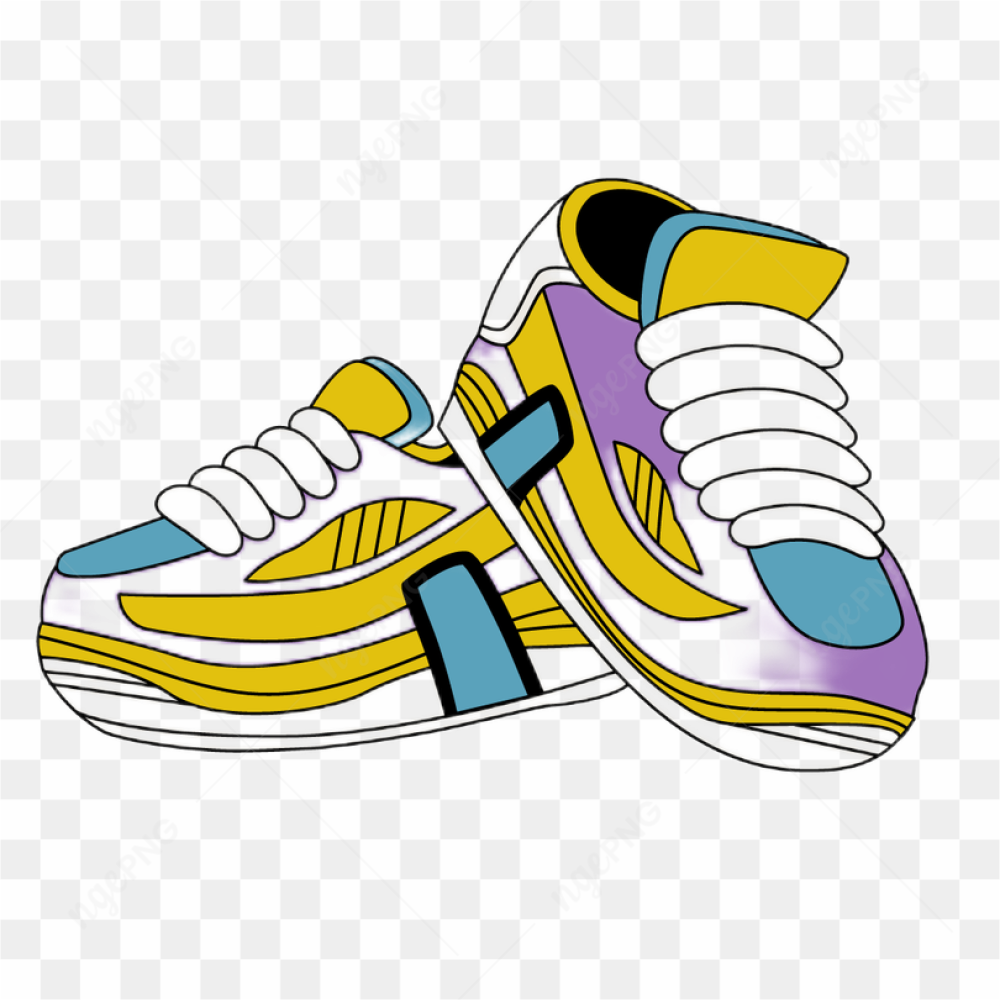 Tshirt Sticker Shoes Sneaker Colorful