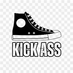 Tshirt Sticker Shoes Sneakers Kick Ass