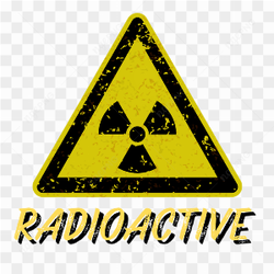 Radioactive Logo Danger Chemical Sticker Tshirt