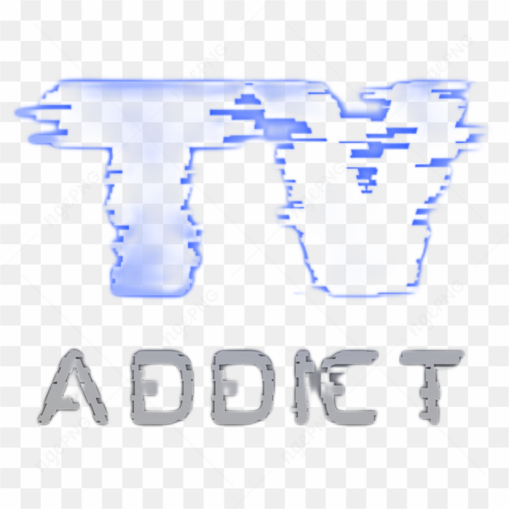 TV Addict Tshirt Sticker