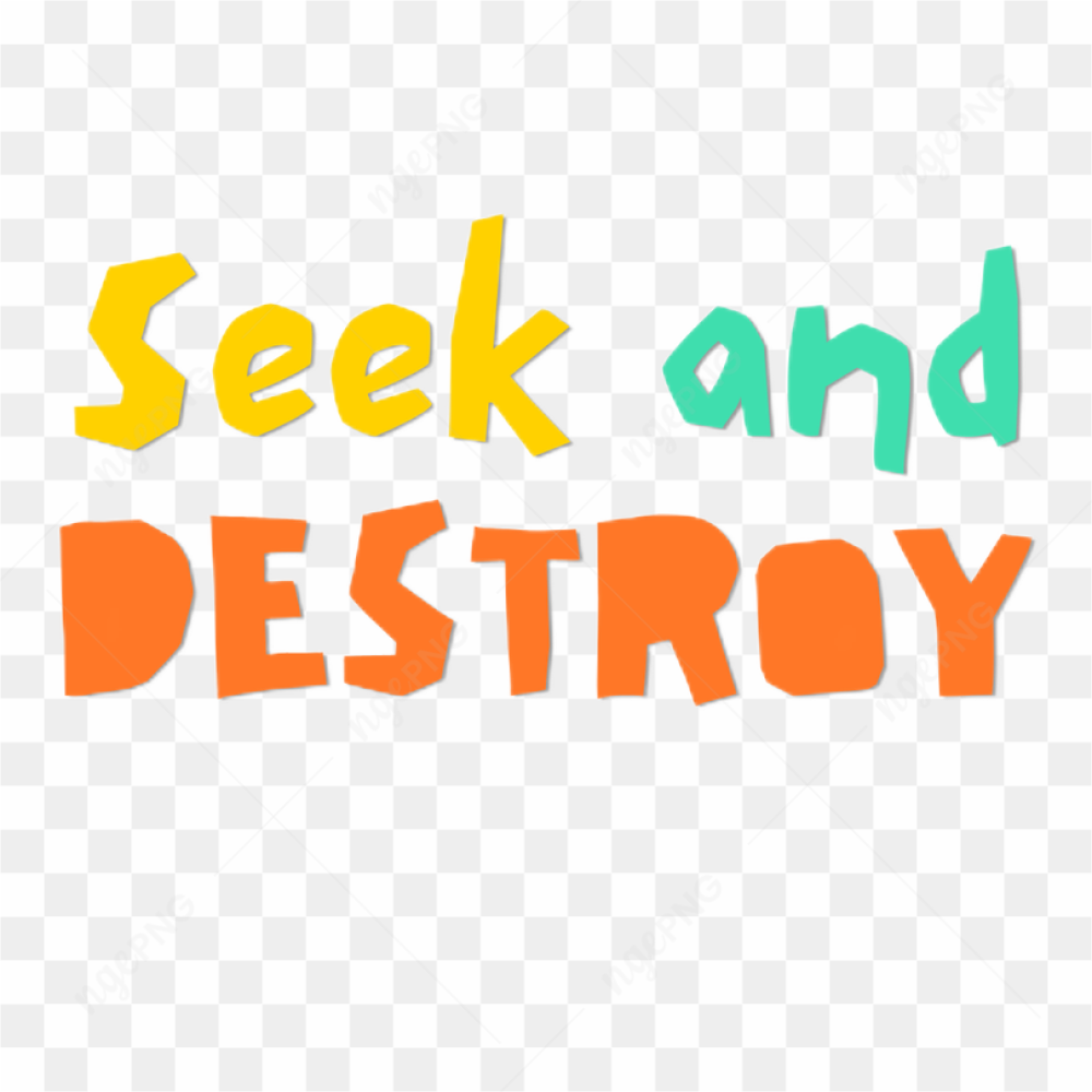Seek and Destroy Quote Metallica Tshirt Hoodie Sticker