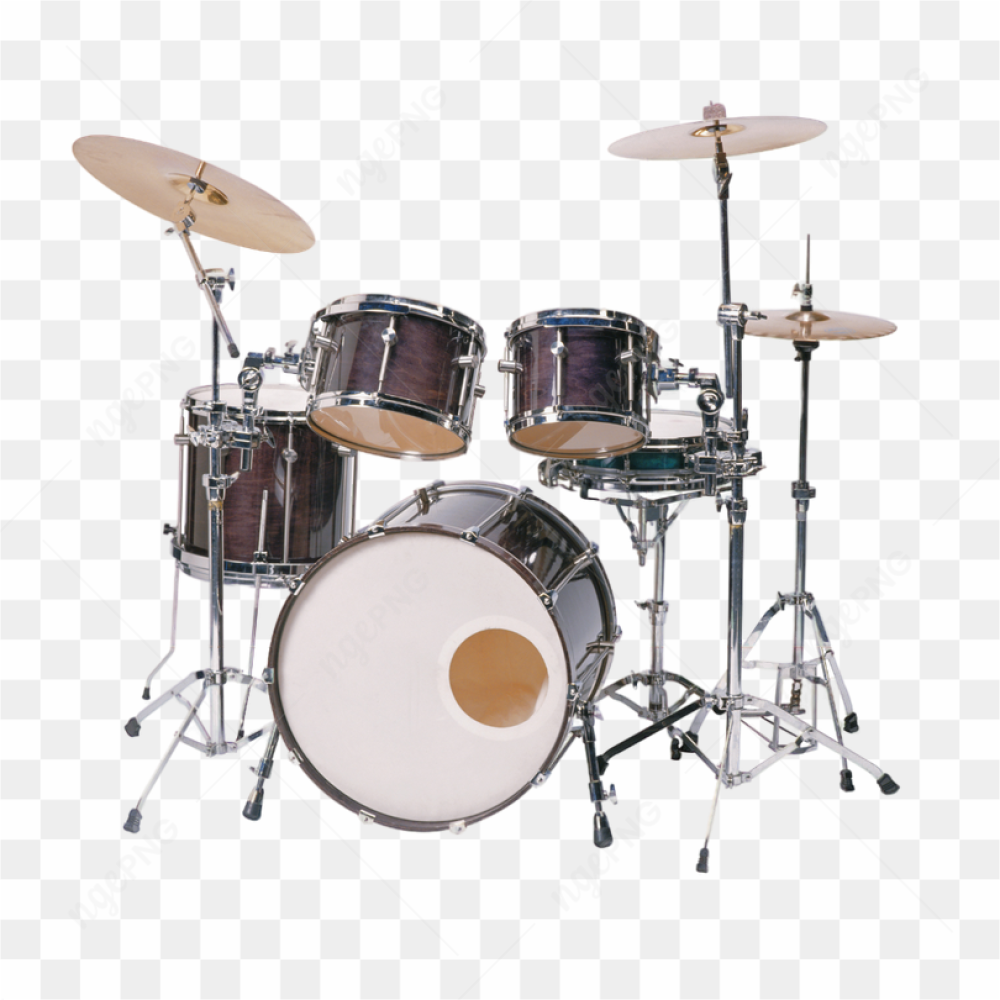 Drums Kit Sticker Tshirt 