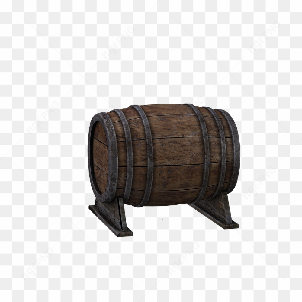 Brown Wine Barrel