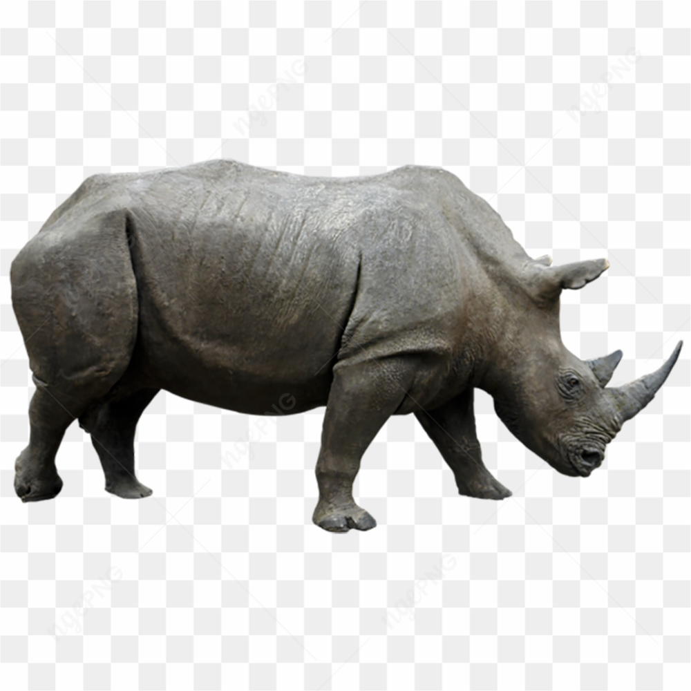 Double Horned Rhinocerous