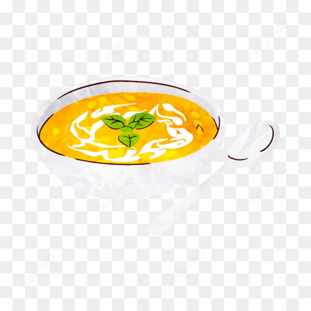 Vector Soup Vegetable Fruit Healthy