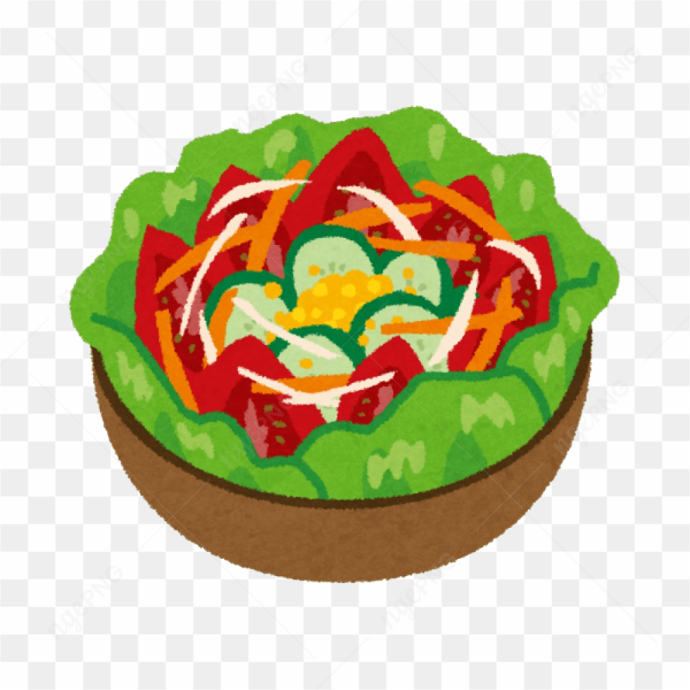 Vector Salad Rujak Vegetable Fruit Sambal