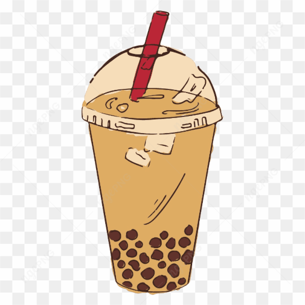 Vector Boba Drink Ice Juice Sweet Drink 