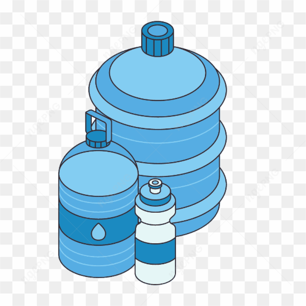 Vector Water Bottle Gallon Drink