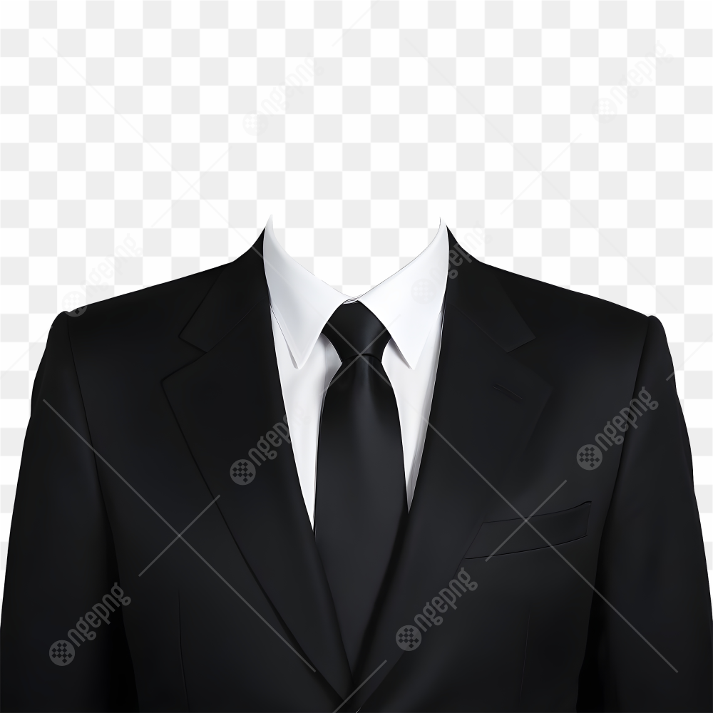 Elegant Black Suit Professional