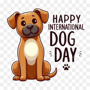 Dog Day Celebration Happy Pups Clipart